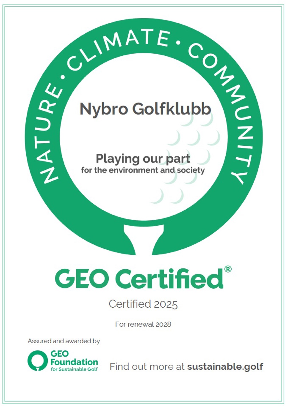 GEO Certifikat