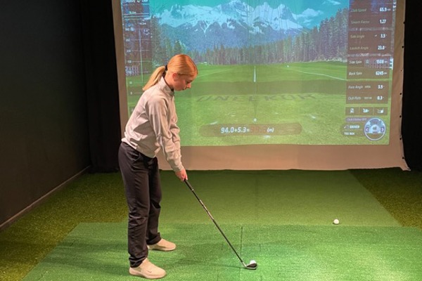 Indoor Golf på Nybro Golfklubb