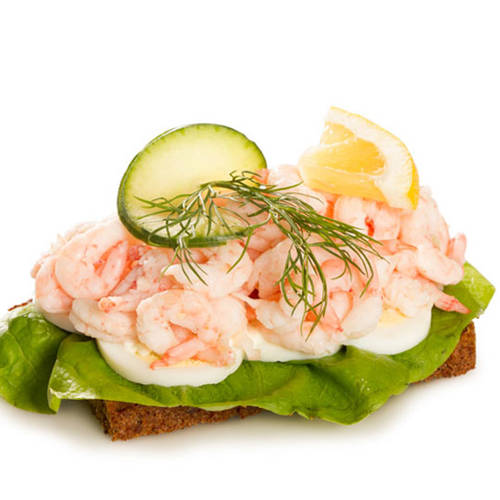  Smörrebröd – Ägg & Räkor